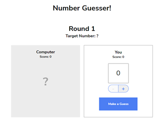 the gameNumberGuesser site